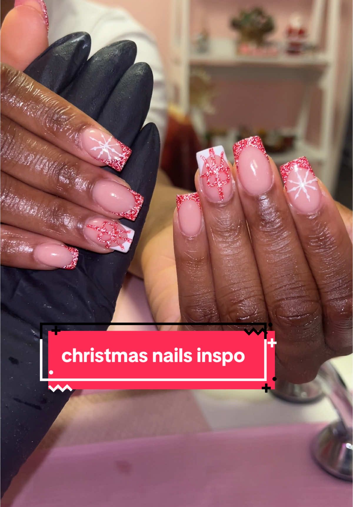 christmas nails inspo 2024! #fyp #tiktok #blackfriday #foryou #nailsbycodie #nbc #xmasnailinspo #hemafree #xmasnails #christmas #need #tiktokmademebuyit #reflectivegel #glitternails #glittergel #reflectivenails 