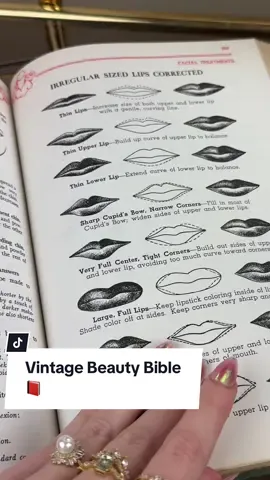 Replying to @⚜️𝖲 𝖮 𝖫 𝖨 𝖭 𝖠 the vintage beauty bible you all have been asking for ✨😉💋🙌🏻 #vintage #beautytips #oldhollywood #books #oldhollywoodglam#ritahayworthh #1940s #makeuptutorial #vintagemakeup 
