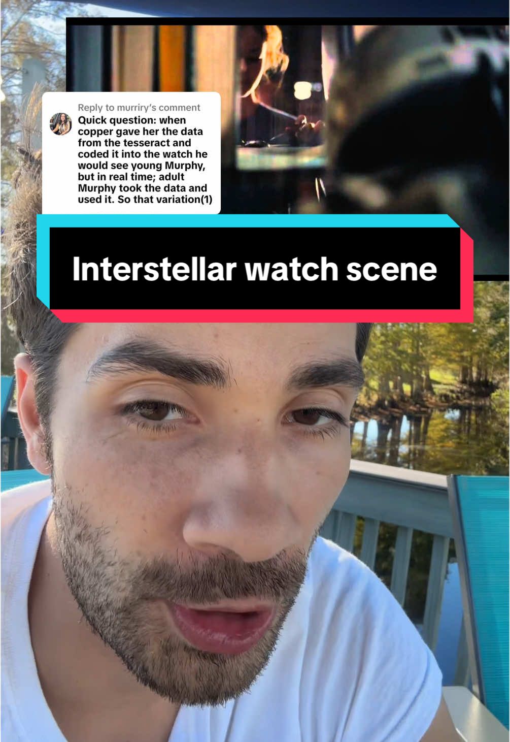 Replying to @murriry  Interstellar watch scene explained. #interstellar #Science 