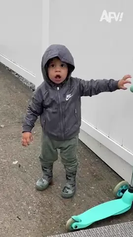 Unexpected but delightful reaction 😂 #afv #funnyvideos
