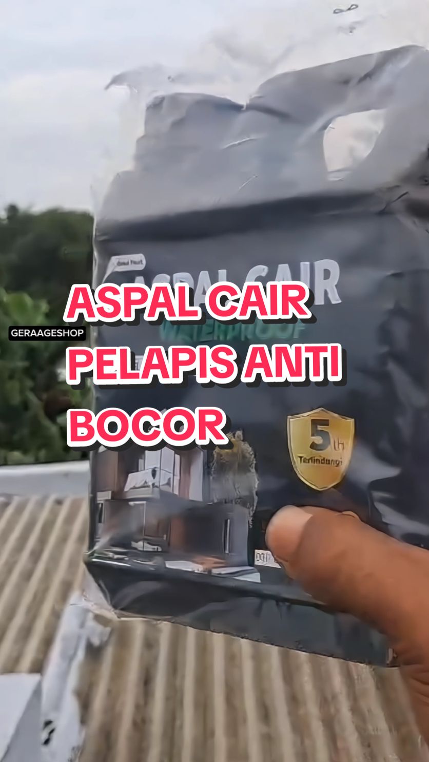 Aspal cair pelapis anti bocor cocok untuk berbagai material seperti Atap, talang,dak beton, asbes, spandek dll Silahkan order sesuai keperluan dgn variasi tersedia dikeranjang kuning #antibocor #antirembes #aspal  #aspalcair #aspalcairantibocor #catantibocor #pelapisantibocor