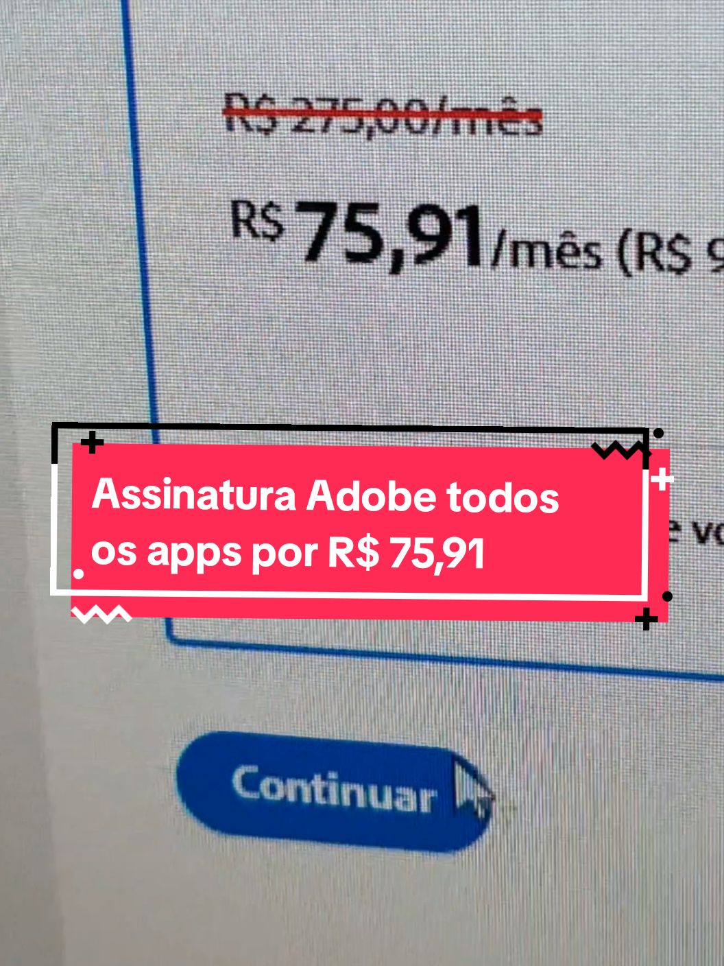 Como ter assinatura da Adobe com todos os aplicativos por 75 reais e 91 centavos por mês. #meliuz #cashback #ofertas  #adobe #adobeillustrator #adobephotoshop 