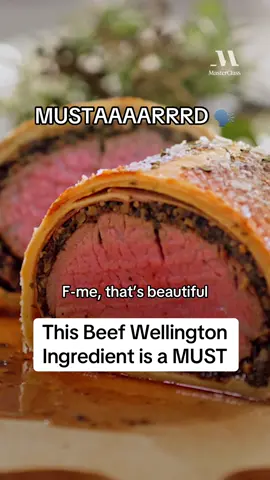 After searing the steak, apply the MUSTAAAAAARDDD 🗣️#mustard #fyp #chef #cook 