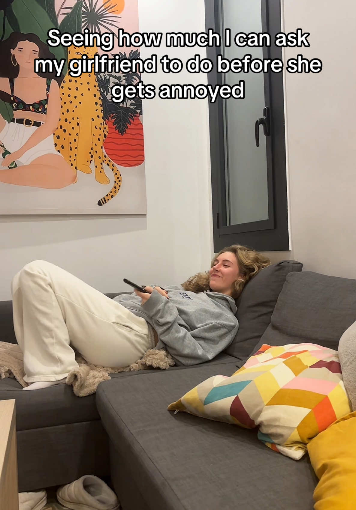 her payback at the end 😭😂 #couplecomedy #coupleprank #annoyingmygirfriend #couplegoals #arwinclara #girlfriendprank 