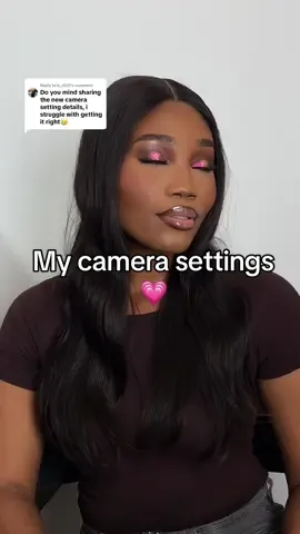 Replying to @b_c00t it’s really changed the appearance of my work ! All thanks to @Thekatchyglam and her incredible team🫶🏾. I’d also recommend playing around with the settings, see what specifically works for you💗 #makeupartist #camerasettings #fyp #makeuptips 