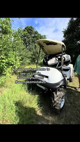 what an eventful morning that was #fyp #golfcart #relatable @lauren #crash 