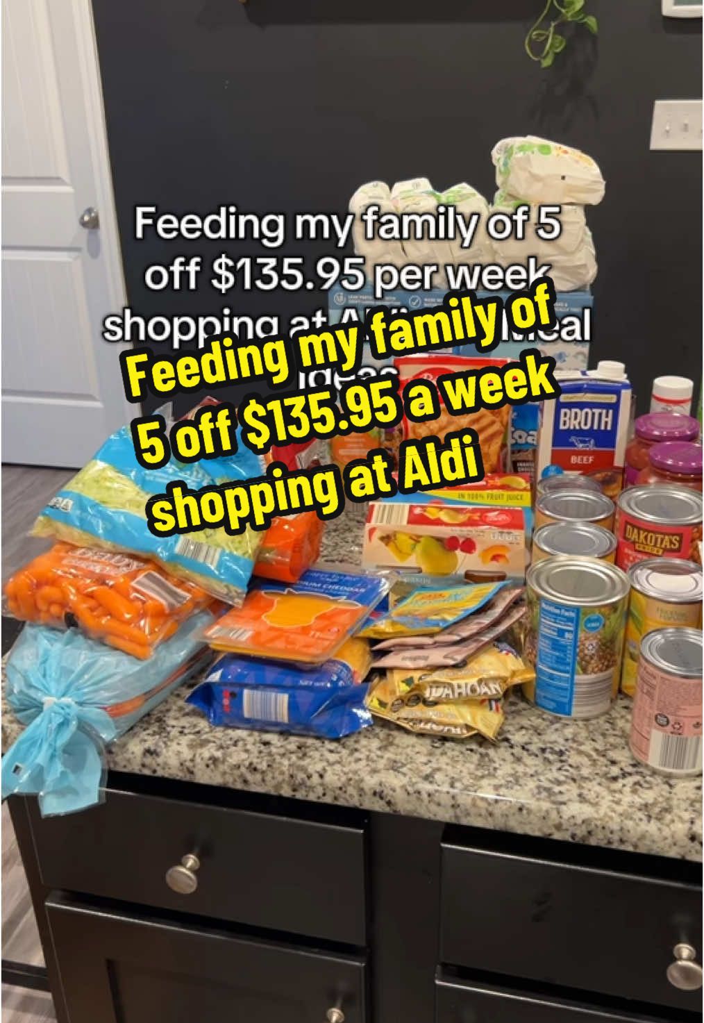Aldi is the G O A T 👏🏼 🏆 @ALDI USA @groceryhaul #mealplanning #familyof5 #cheapmeals #mealsonabudget #aldihaul  