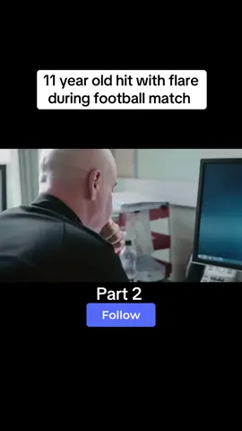 Part 2 shows the damage and effects had on the 11yr old boy after being hit by a flare during a football match #educational#truestory#truecrime#footballpolice#fypp