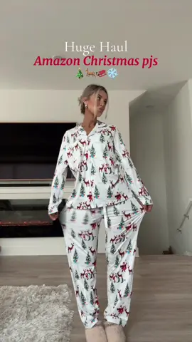 Christmas pj haul ✨🎄❤️ #pajamas #christmas #christmaspjs #christmaspajamas 