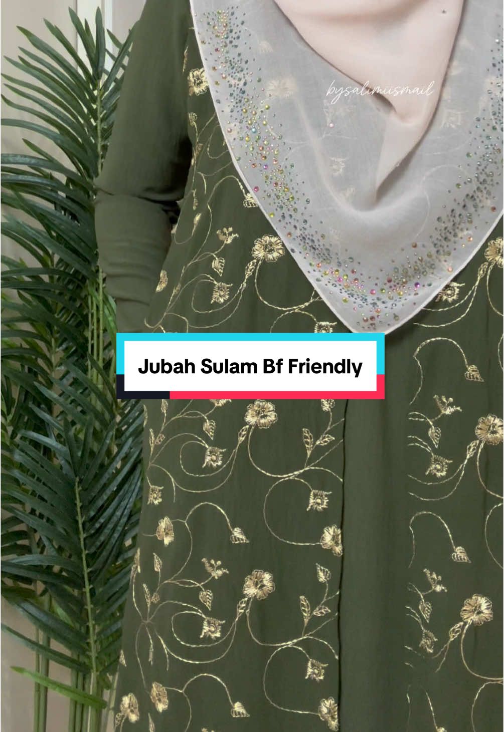 Pakai jubah sulam ni untuk event Ramadhan nanti atau raya onz sangat 🔥 Bukan design awam, sementara ada stock pergi grab cepat 🥹 . . #jubahsulam #jubah #jubahmuslimah #dressmuslimah #jubahmurah #jubahironless 