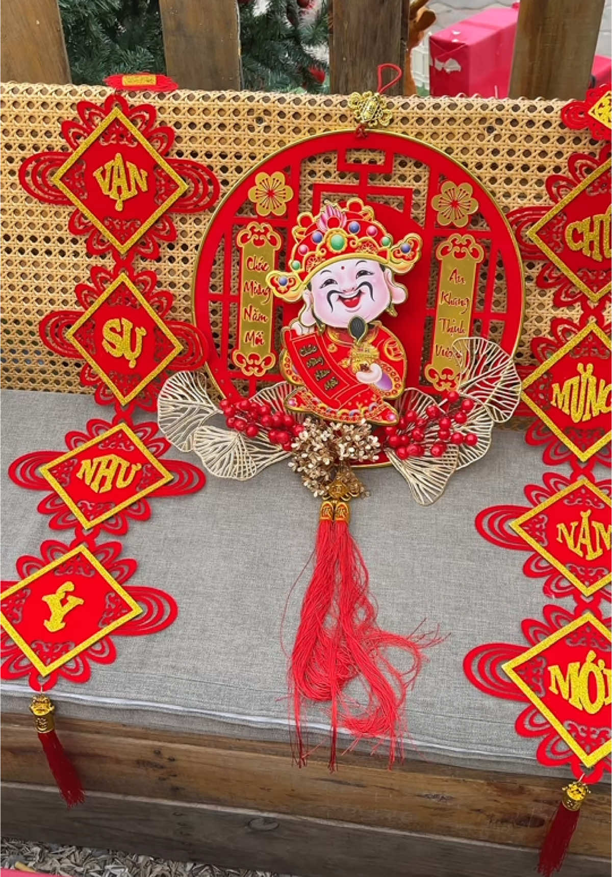 Combo dải treo thần tài lắc đầu#xuhuong #trangtritet #decortet #tet #trangtritet2025 