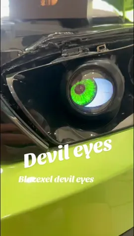 The latest synced devil eyes lights is programmable and waterproof #car #fyp #viral #foryoupage❤️❤️ #led #carsoftiktok #ledlights #auto #carlovers #cargoodthing #autoaccessories #caraccessories #automotive #blazexel #devileyes #carlights #headlights #carheadlights #carmodification #christmas #giftforhim 