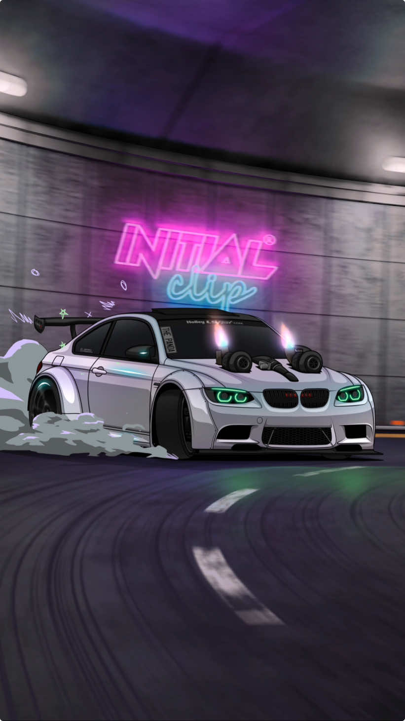 Insane E92 drifting animation work special made for owner @boostedbilly Thanks for the commission🫱🏼‍🫲🏽 [ First Edition Drift 初代の漂移 ］   - Vertical version with Front view  #bmw #bmwm #bmwm3 #m3 #mperformance #e92 #bmwE92 #e92m3 #bimmer #twinturbo #drifter #drifting #driftcar #driftlife #drift #driftcars #gymkhana #carmodification #carculture #carlifestyle #jdm #stance #static #lowered #bagged #slammed #wallpaper #wanganmidnight #initialD #initialclip 