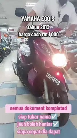 YAMAHA EGO S tahun 2013 Open sale ‼️‼️‼️ ✅Document Completed ✅Boleh Jalan Jauh ✅Condition Motor Semua Oke ✅Free Hantar+Tukar Nama #yamahaegos #yamaha #egos #trustedsellermalaysia #trusredseller #postageseluruhmalaysia #xbcyza #vt #malaysia #malaysiatiktok #fypage #fyppppppppppppppppppppp #foryoupageofficiall #fyp 
