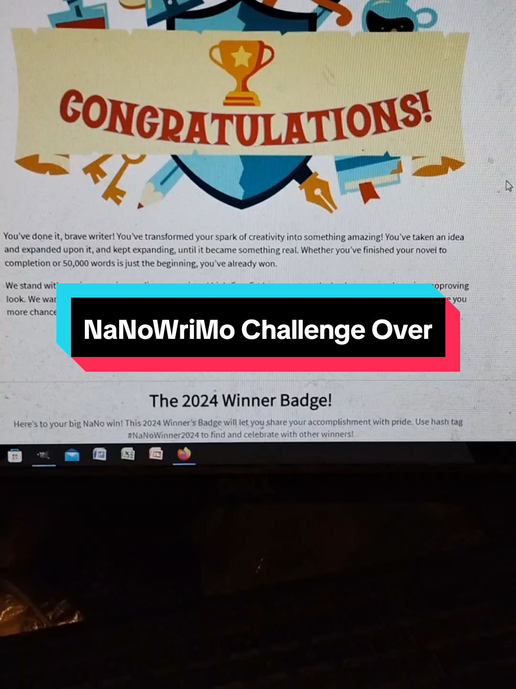 If 50,000 #words in a month is possible, then so is 70,000. Let's get it! #horror #horrorstories #horrorbooks #horrorauthors #horrorwriters #amwritinghorror #horrorfans #horrorcommunity #horrorlovers #nanowrimo #nanowrimo2024 #wordcount #bookwriters #fear #scary #creepy #terror #spooky #TalesofHorror 