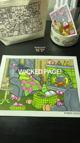 y’all are in my DMs, with many requests for a wicked page sooo…here ya GOooOoo!!! 🩷💚🌟 @Wicked Movie x @bobbiegoods! #colorwithme #coloring #color #coloringpage #bobbiegoods #bobbiegoodsart #bobbiegoodscoloring #bobbiegoodscoloringpage #bobbiegoodscoloringbook 