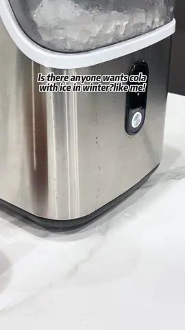 I really love ice maker!!I love nugget ice,with cola 🧊🤓🥤#tiktokshopblackfriday #tiktokshopcybermonday #fyp #cowsar #icemaker #softice #nuggetice #gift 