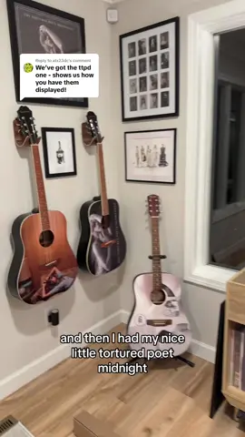 Replying to @atx23dc Swifties! Help me figure out how to display all if the stunning @Taylor Swift guitars 🫶🏻 @Taylor Nation #taylorswift #taylornation 