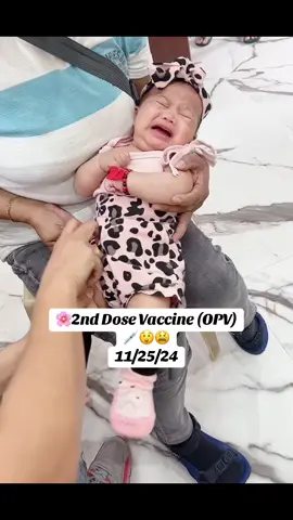 2nd Dose Vaccine OPV #vaccine #vaccineday #3months #babytiktok #babyoftiktok 