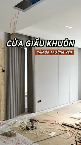 Cửa giấu khuôn cỡ này. Các bác chi tiền cỡ nào #xuhuong #yentamop #tamopthantre #thicongnoithat 