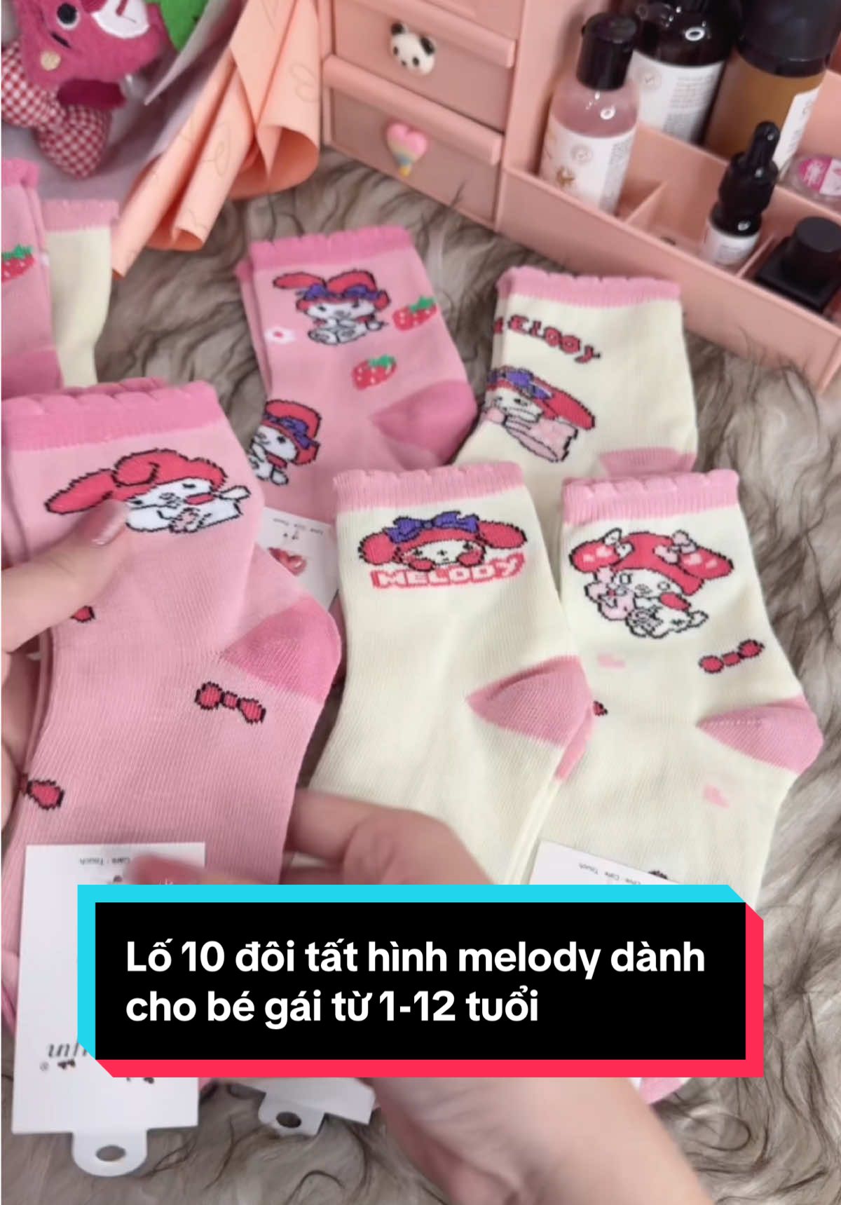 Lố 10 đôi tất melody dành cho bé gái từ 1-12 tuổi #tat #tatkurumi #tất #vo #vớ #tatbegai #tattreem #melody #tatmelody #xuhuong 