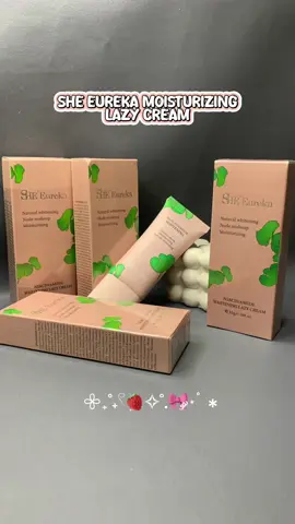 She Eureka Moisturizing Lazy cream rekomendasi banget buat kamu yg ga sempet make up karna terburu buru✨☘️  #lazycream #sheeurekamoisturizing #sheeureka #fyp 