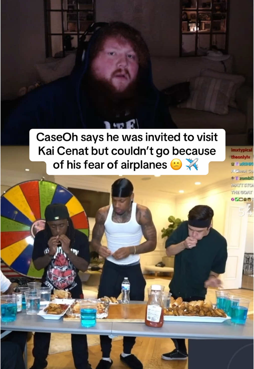CaseOh explains that he was invited to visit Kai Cenat but couldnt because of his fear of airplanes 😕 ✈️ #caseoh #kaicenat #caseohgames #caseohclips #caseohfunnymoments #caseohgamestwitch #clips #kaicenatclips 