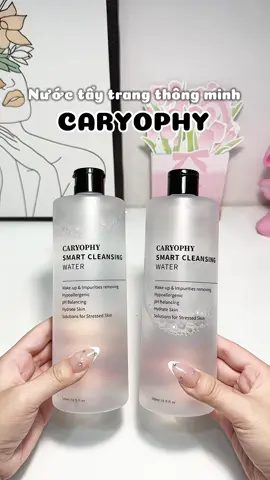 Nước tẩy trang thông minh làm sạch sâu, lành tính nhà Caryophy cực hợp da dầu mụn, nhạy cảm nè mí bà #caryophy #caryophyvietnam #nuoctaytrang #taytrangcaryophy #skincare #skincareroutine #chamsocda #lamdep #goclamdep #reviewlamdep #xuhuong #viral