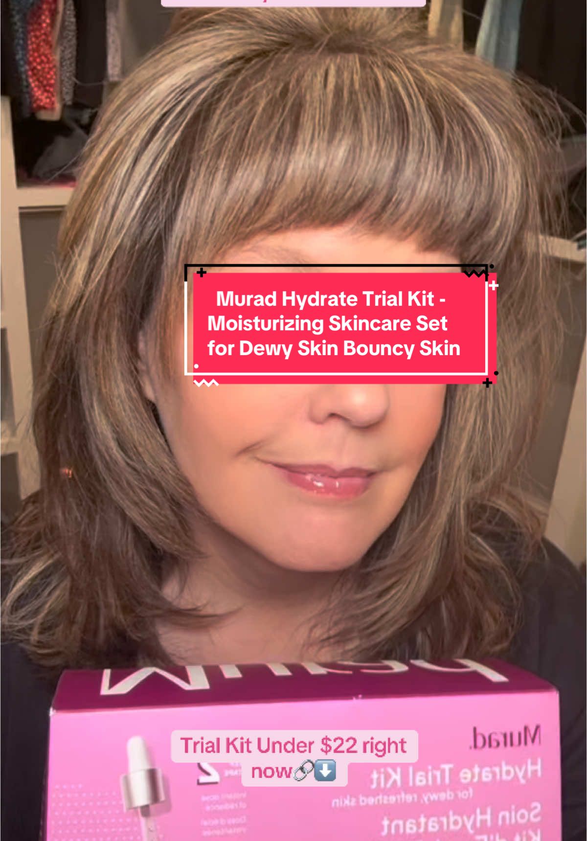 #creatorsearchinsights Have you tried @Murad Skincare??? If not this Hydrate Trial Kit - Moisturizing Skincare Set for Dewy Skin/Bouncy Skin - Will have you hooked!! #tiktokshopblackfriday #tiktokshopcybermonday #skincare #trialset #set #dewy #moisturizing #kit #hydrating #glowing