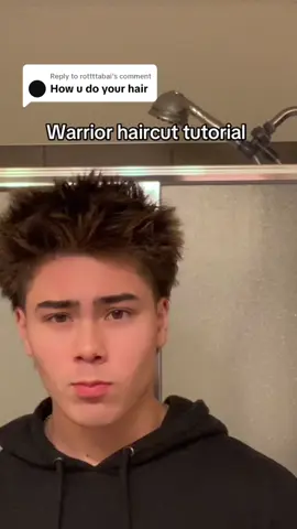 Replying to @rottttabai How i do my hair #hairtutorials #hairstyle #warriorcut #fyp #haircut 