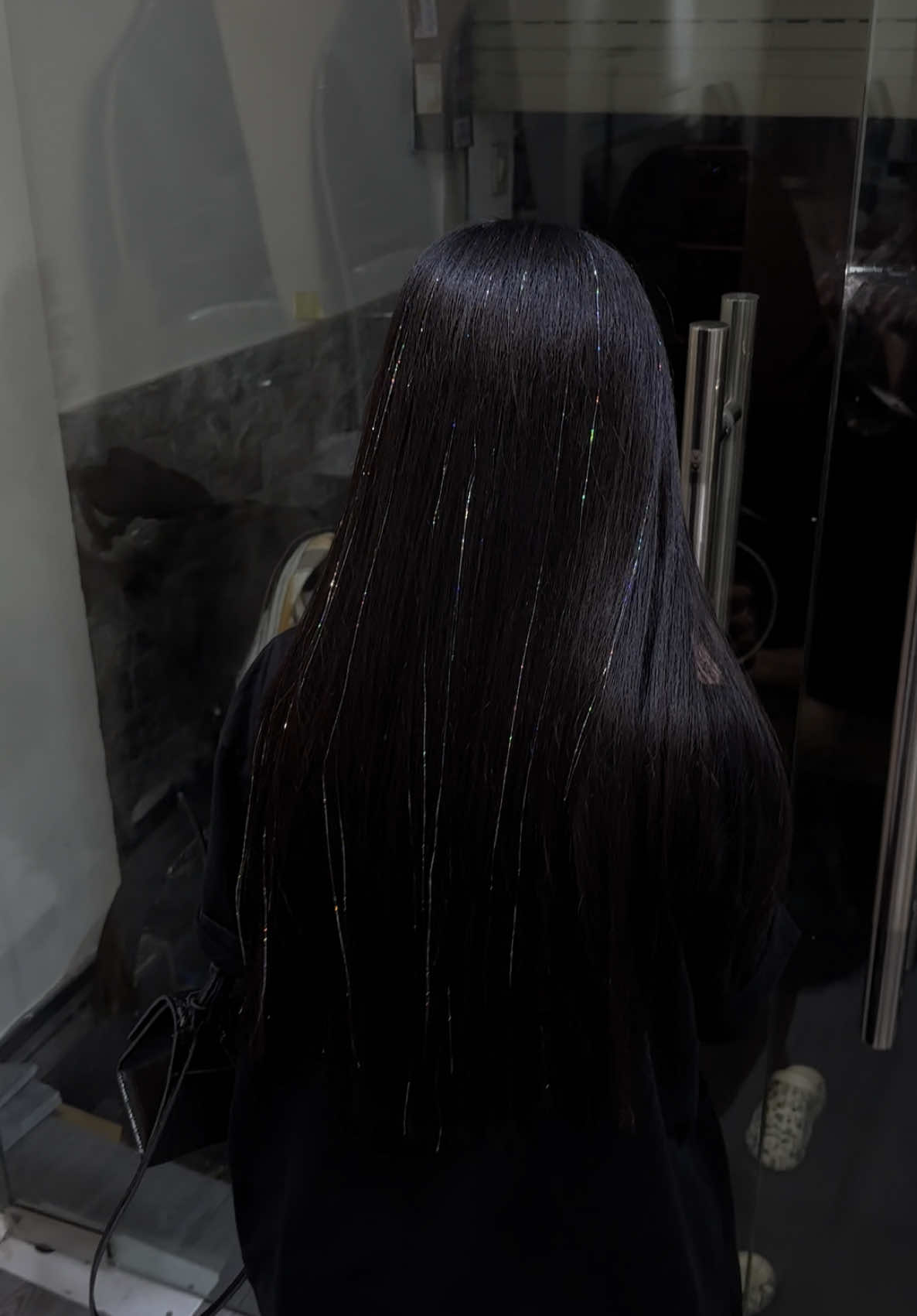 Vẫn còn luỵ #tockimtuyen #blinghair #blingbling #hairtinseltutorial #Tinsel #tinsel 