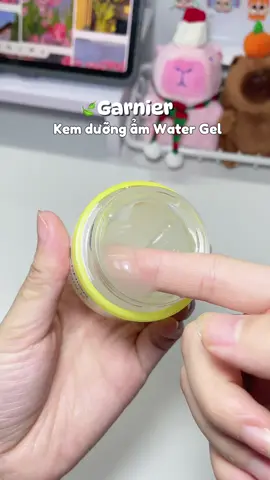 Kem dưỡng Garnier Water Gel hỗ trợ cấp ẩm lên tới 48h, mùa đông siu cần luôn đó mí nàng❄️ #garnier #watergelgrn #skincare #reviewlamdep #goclamdep #duongda #weebuild #vitaminc#vitaminckiriviu 