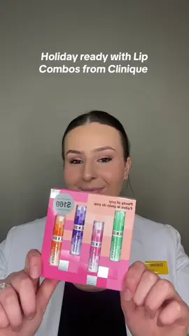 Holiday Lip Combos With Clinique Plenty of Pop gift set. - Blush Pop paired with #16 Neutrally Quickliner for Lips - Cherry Pop paired with #06 Intense Cranberry Quickliner for Lips - Nude Pop paired with #14 Soft Nude Quickliner for Lips - Love Pop paired with #15 Crushed Berry Quickliner for Lips @CliniqueInsiderTT @Clinique  #holiday #cliniquechristmas #givehappy #clinique #christmastiktok #giftsets #beauty #parabenfree #sentiveskin #popofcolour #lovepop #lipcombos #lippie #trending #lifepharmacynz #bright #neautrallooks #holidayready #fyppppppppppppppppppppppp #viral 