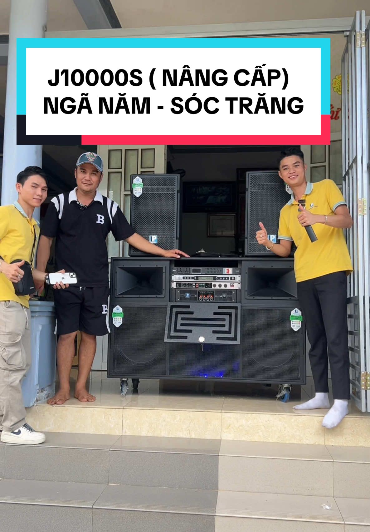HÀNH TRÌNH BÀN GIAO DÀN LOA J10000S ( BẢN NÂNG CẤP ) HAY NHẤT HIỆN NAY CHO GIA ĐÌNH ANH THÁI Ở THỊ XÃ NGÃ NĂM- SÓC TRĂNG #longphataudio #loacongsuatlon #loahaynhat #loadienchinhhang #xuhuongtiktok #capcut #J10000s #loakeocongsuatlon #