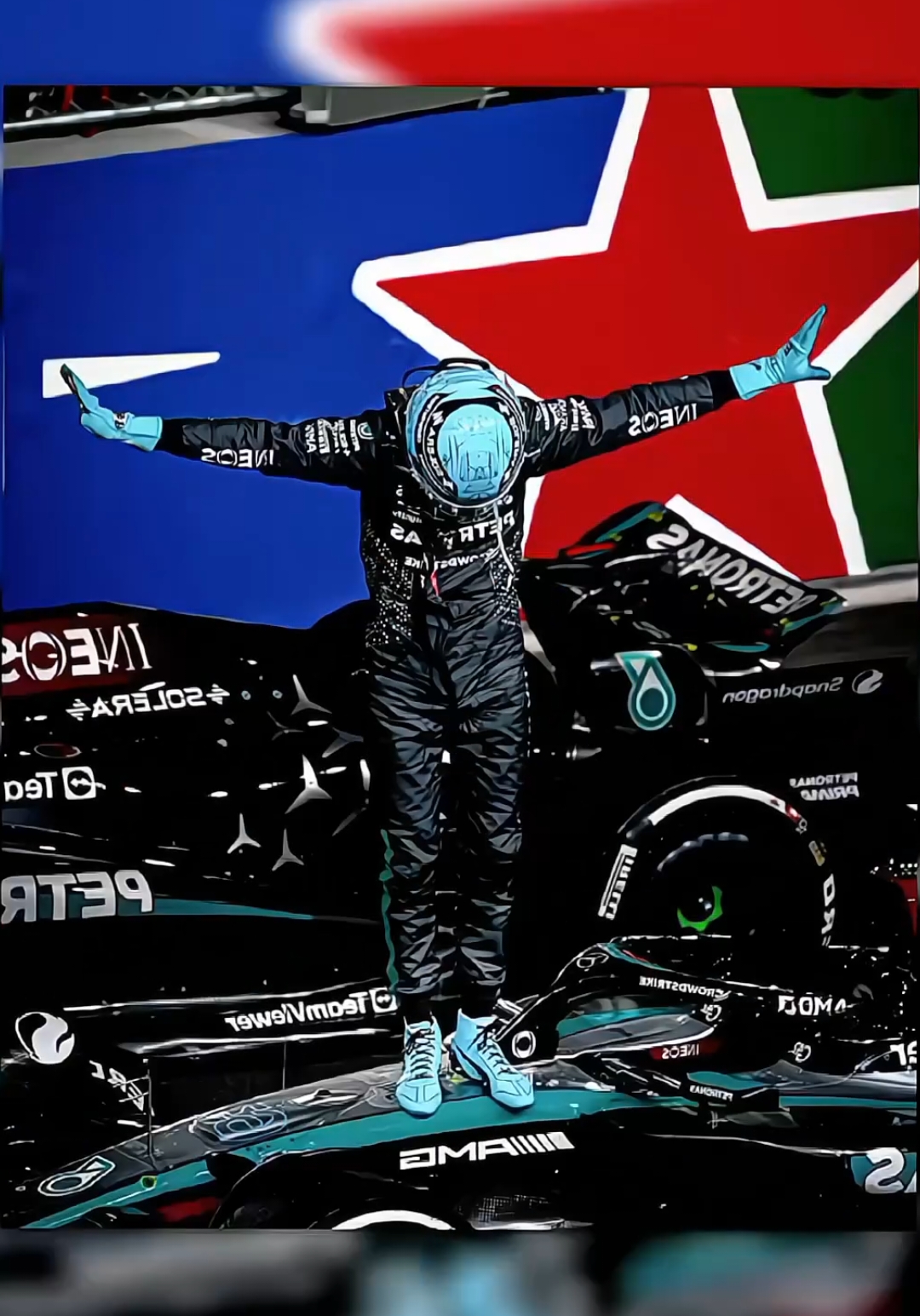 ketua gacorrrrrrr #fyp #fypage #f1 #mercedesf1 #georgerussell #lasvegas #lasvegasgp 