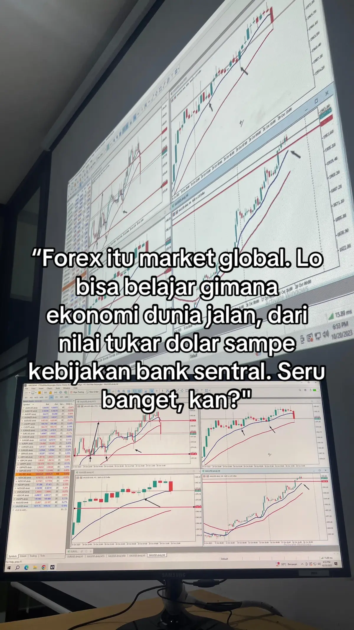 yang nganggep trading forex itu judi otaknya dimna? #fouryoupage #fyp #forextrading #tradingforex #trader #mindset #edukasiforex #profit 