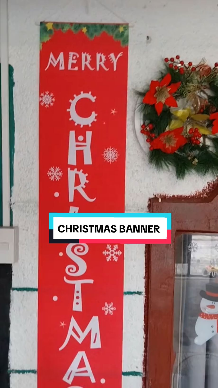 2pcs christmas banner for wall walls  or doors #banner #xmasbanner #holidays #xmas #newyear #foryour #foryoupageofficiall #foryou #fy #fyp #you 