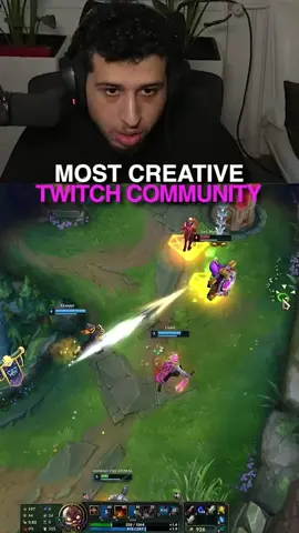 MOST CREATIVE COMMUNITY ON TWITCH 💀 #leagueoflegends #fyp #cultclips 
