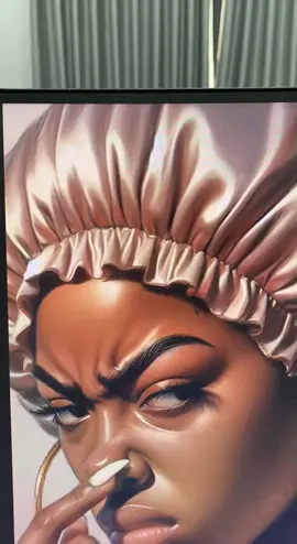 Item: Funny Black Bathroom Gift, Ebonic Embrace, African American People Wall Gift, Melanin Canvas Print, Afro Female Painting, Black Owned Shop  #wallart #paiting #blackgirl #poster 