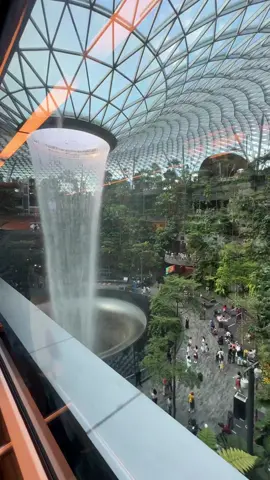 Mentahan lur, kira kira kalian kapan liat indahnya jewel changi? Yang belum gas yuk ☺️ #singapore #changiairport #jewelchangiairport #airport #travel 