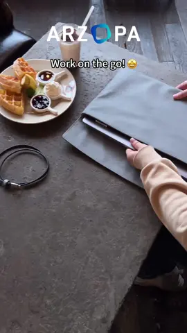 The prefect time for dessert 🧇🥝🍨You can do anything  you set your mind to #arzopa #arzopaportablemonitor #coffeetime #afternoontea #freedom #tiktokshopblackfriday #tiktokshopcybermonday 