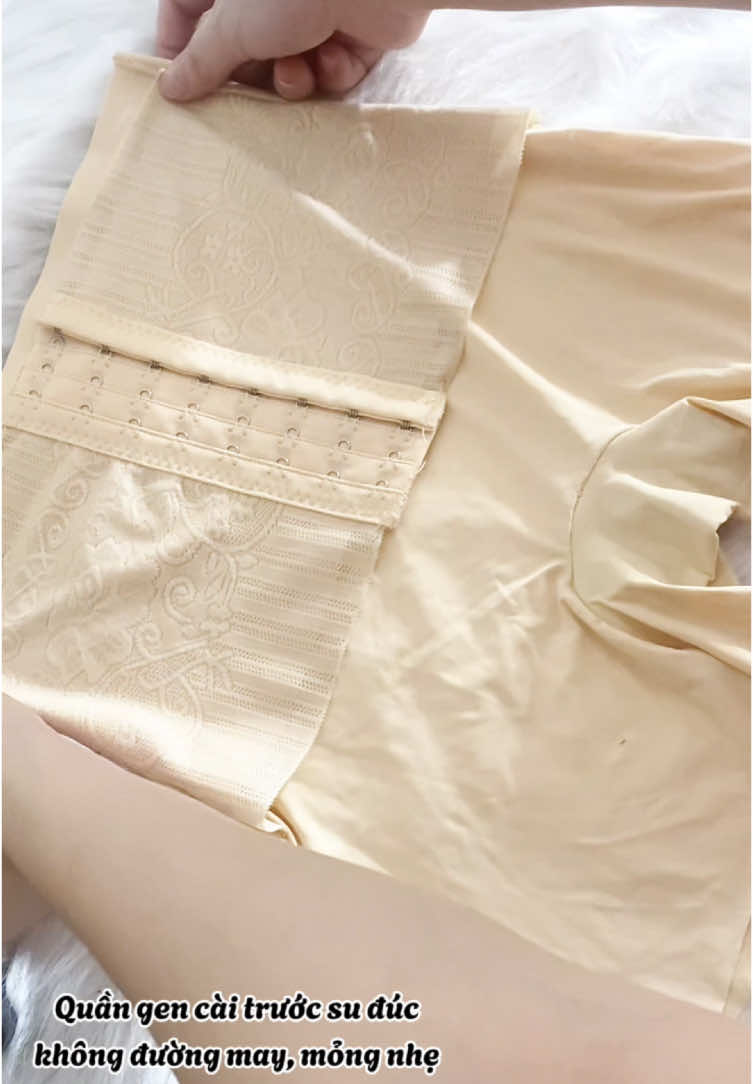 Quần gen su cài trước không cấn, không lộ viền #thoitrang #xuhuong #dolot #noiy #fyp #review #quangenbung 