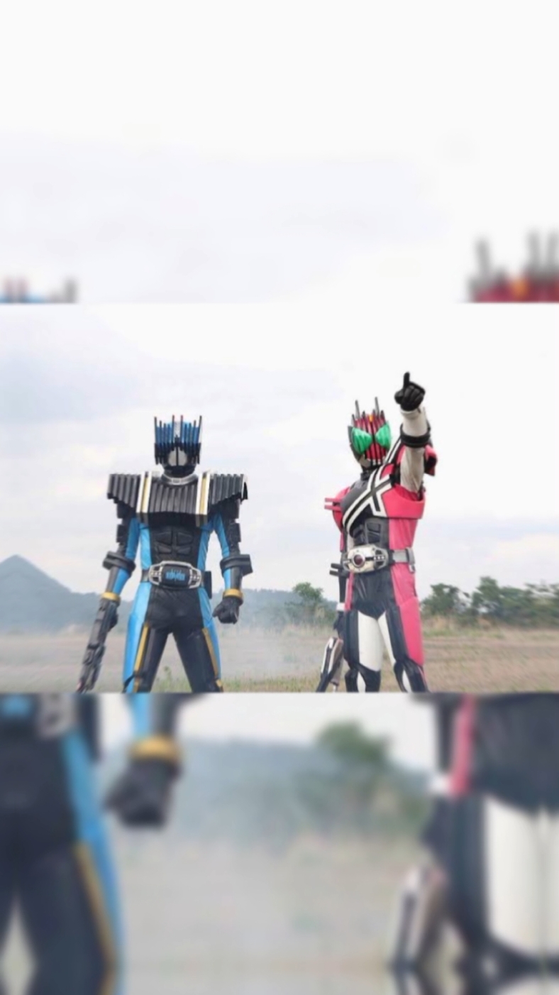DUO NUMPANG LEWAT #kamenrider #decade #diend #henshin #fyp #kaitou #tsukasa