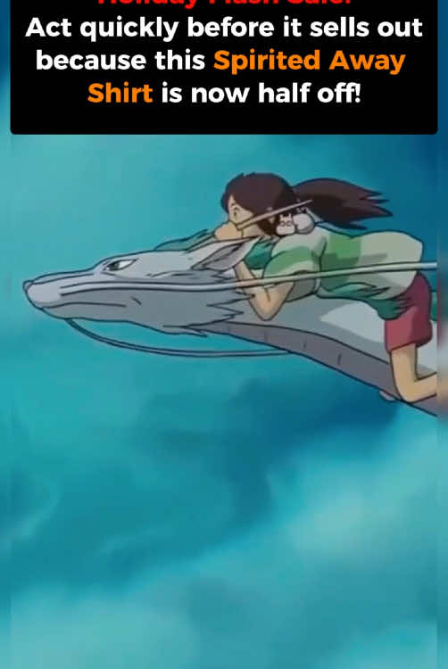 🔥Love Spirited away sm❤️ #tiktokshopblackfriday #tiktokshopcybermonday #trending #spiritedaway #studioghibli #animetiktok #tshirt 