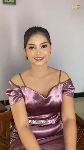 Bridesmaid cantik 🥰🌸 #makeup #bridesmaid #cantik 