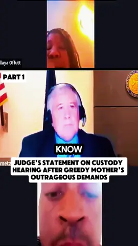 Judge's Statement on Custody Hearing After Greedy Mother's Outrageous Demands #court #courtroom #judge #law #viralvideo #fyp #trending #usa🇺🇸 #prison #arrest #criminal 