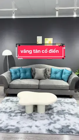 sofa văng tân cổ điển bọc nỉ cap cấp#sofa #sofacodien #sofadep #xuhuong #sofani 