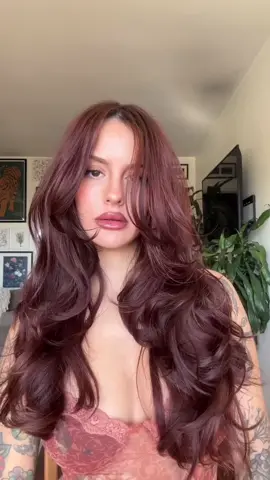 Auburn Spice, THE new fave ❤️‍🔥 This HOT Super Gloss enhances rich mahogany tones for a deep auburn red P.S. She may or may not be on sale soon 👀 #Glazehair #Supergloss #BlackFriday