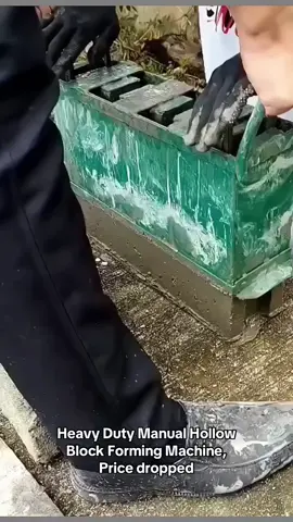 COD Heavy Duty Manual Hollow Block Forming Machine 4