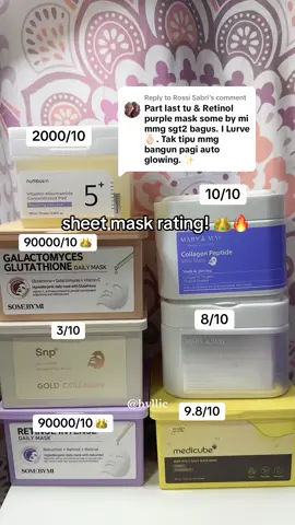 Replying to @Rossi Sabri SOME BY MI MMG PALING ON TOP 😍👑🔥 #somebymi #somebymiretinol #somebymisheetmask #sheetmask 